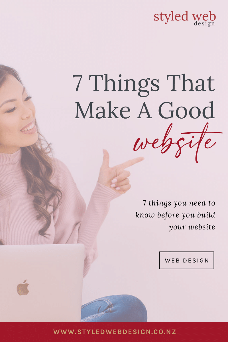 What Makes a Good Website